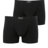 Lot De 2 Boxers Massana Ceinture Enrobée (Noir)