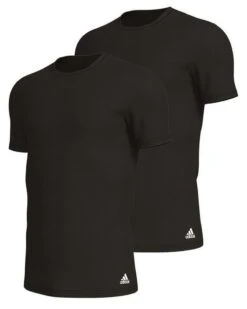 Lot De 2 T-shirts Adidas Active Flex Coton (Noir)