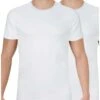 Lot De 2 T-shirts Col Rond Athena 100% Coton Bio (Blanc)