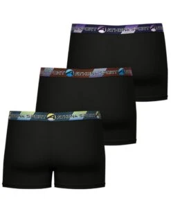 Lot De 3 Boxers Athena Training (Noir Imprimé) -Aubade Lingerie Boutique lot de 3 boxers athena training noir imprime 3
