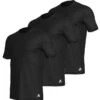 Lot De 3 T-shirt Adidas 100% Cotton (Noir) -Aubade Lingerie Boutique lot de 3 t shirt adidas 100 cotton noir