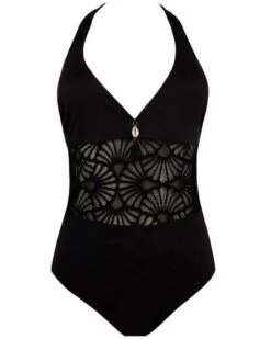 Maillot De Bain Une Pièce Antigel La Muse Dentelle (Noir)
