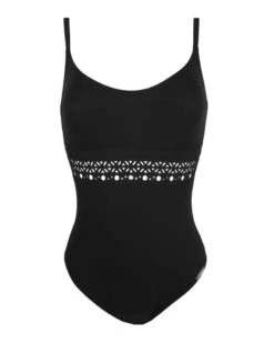 Maillot De Bain Une Pièce Nageur Maintien Lise Charmel Ajourage Couture (Noir)