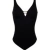 Maillot De Bain Une Pièce Nageur Maintien Ouvert Lise Charmel Perles Nacrées (Noir) -Aubade Lingerie Boutique maillot de bain une piece nageur maintien ouvert lise charmel perles nacrees noir