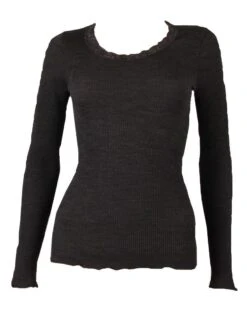 Maillot De Corps Manches Longues Oscalito 3416 (Fonte) -Aubade Lingerie Boutique maillot de corps manches longues oscalito 3416 fonte 2