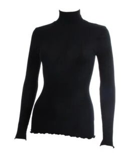 Pull Col Cheminée Laine & Soie Oscalito 3429 (Noir) 10 Pull Col Cheminée Laine & Soie Oscalito 3429 (Noir) -Aubade Lingerie Boutique pull col cheminee laine soie oscalito 3429 noir 3