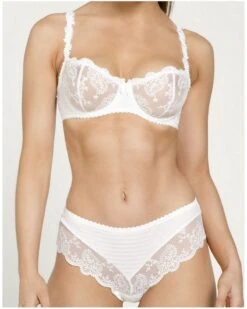 Shorty Brésilien Louisa Bracq Elise (Blanc) 7 Shorty Brésilien Louisa Bracq Elise (Blanc) -Aubade Lingerie Boutique shorty bresilien louisa bracq elise blanc 2