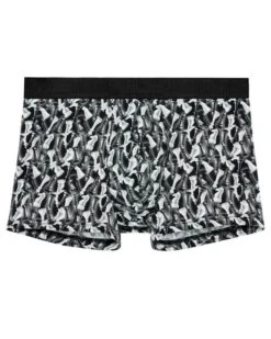 Shorty HOM Chess (Noir Imprimé) -Aubade Lingerie Boutique shorty hom chess noir imprime 3