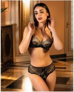 Shorty Lise Charmel Déesse En Glam (Or Glamour) -Aubade Lingerie Boutique shorty lise charmel deesse en glam or glamour 7