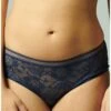 Simone Perele Shorty Simone Pérèle Vertige (Bleu Nuit) -Aubade Lingerie Boutique shorty simone perele vertige bleu nuit
