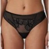 Slip Brésilien Marie Jo Lous (Noir) -Aubade Lingerie Boutique slip bresilien marie jo lous noir