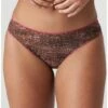 Slip Brésilien Prima Donna Twist Café Plume (Cheetah)