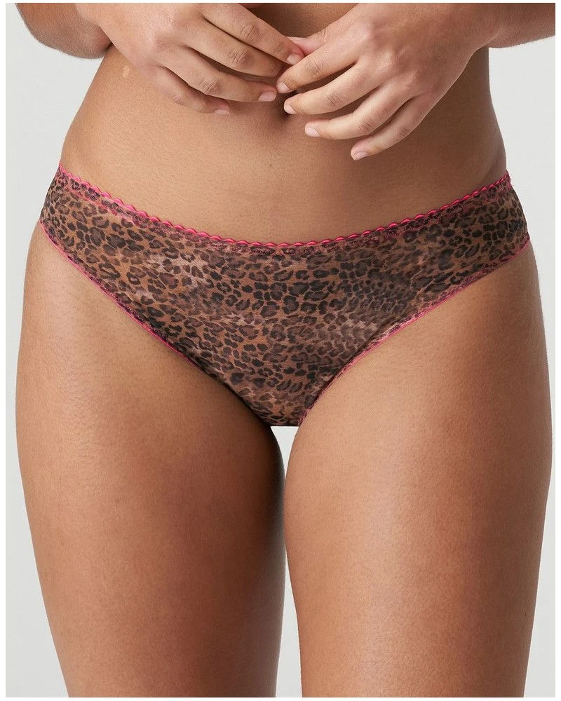 Slip Brésilien Prima Donna Twist Café Plume (Cheetah) 3 Slip Brésilien Prima Donna Twist Café Plume (Cheetah)