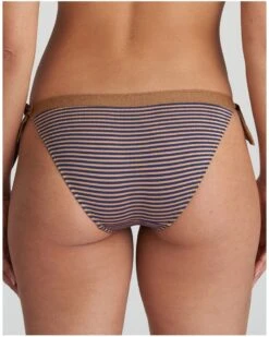 Slip De Bain Taille Basse à Ficelles Marie Jo Bain Saturna (Ocean Bronze) -Aubade Lingerie Boutique slip de bain taille basse a ficelles marie jo bain saturna ocean bronze 2