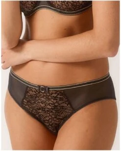 Slip Empreinte Allure (Noir) -Aubade Lingerie Boutique slip empreinte allure noir 2