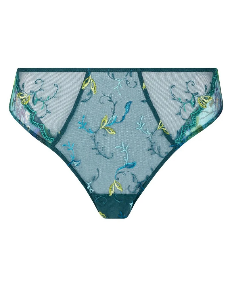 Slip Fantaisie Lise Charmel Grâce Aquatique (Floral Aqua) 4 Slip Fantaisie Lise Charmel Grâce Aquatique (Floral Aqua) – Image 2