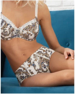 Slip Haut Antigel Evasion Cashmer (Ocre Cashmer) -Aubade Lingerie Boutique slip haut antigel evasion cashmer ocre cashmer 3