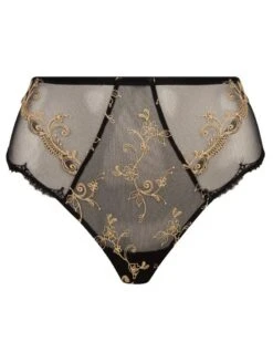 Slip Haut Lise Charmel Déesse En Glam (Or Glamour) 12 Slip Haut Lise Charmel Déesse En Glam (Or Glamour) -Aubade Lingerie Boutique slip haut lise charmel deesse en glam or glamour 4