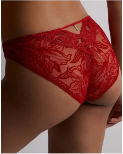 Slip Italien Aubade Coeur à Corps (Rouge Rebelle) -Aubade Lingerie Boutique slip italien aubade coeur a corps rouge rebelle 3