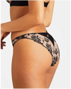 Slip Italien Aubade Lovessence (Noir) -Aubade Lingerie Boutique slip italien aubade lovessence noir 2