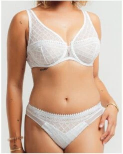 Slip Louisa Bracq Paco (Blanc) -Aubade Lingerie Boutique slip louisa bracq paco blanc 2