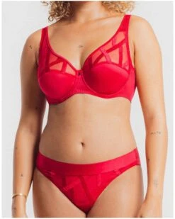 Slip Louisa Bracq Série (Rouge à Lèvres) -Aubade Lingerie Boutique slip louisa bracq serie rouge a levres 2