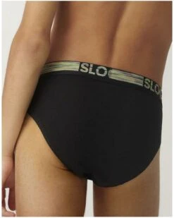 Slip Midi GO ABC Natural Sloggi For Men Lot De 2 (Blue-Dark Comb) -Aubade Lingerie Boutique slip midi go abc natural sloggi for men lot de 2 blue dark comb 2