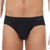 Slip Mini HO1 HOM Tencel Soft (Noir) -Aubade Lingerie Boutique slip mini ho1 hom tencel soft noir