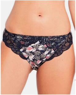 Slip Sans Complexe Ariane Fantaisy (Imprimé Bleu Marine)