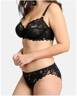 Slip Sans Complexe Arum Prima (Noir) -Aubade Lingerie Boutique slip sans complexe arum prima noir 3