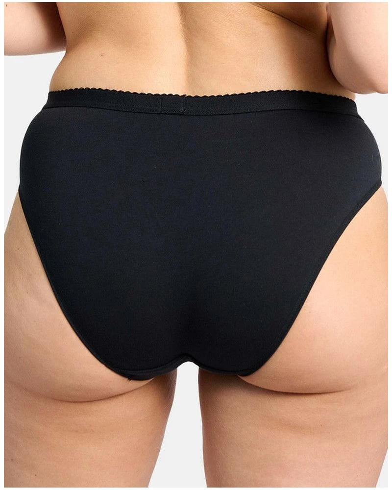 Slip Sans Complexe Coton D'arum (Noir) 5 Slip Sans Complexe Coton D'arum (Noir) – Image 3