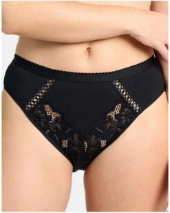 Slip Sans Complexe Coton D'arum (Noir)
