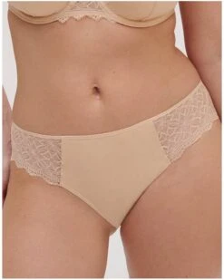 Simone Perele Slip Simone Pérèle Escale (Vanille) 8 Simone Perele Slip Simone Pérèle Escale (Vanille) -Aubade Lingerie Boutique slip simone perele escale vanille 1