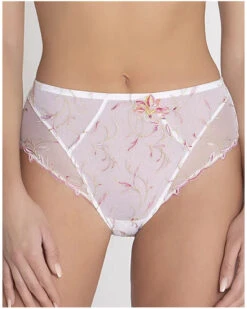 Slip Taille Haute Lise Charmel Été Frivole (Blanc Frivole) 9 Slip Taille Haute Lise Charmel Été Frivole (Blanc Frivole) -Aubade Lingerie Boutique slip taille haute lise charmel ete frivole blanc frivole 1