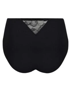 Slip Taille Haute Lise Charmel Féérie Couture (Noir) -Aubade Lingerie Boutique slip taille haute lise charmel feerie couture noir 3