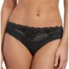 Slip Wacoal Lace Perfection (Charcoal) -Aubade Lingerie Boutique slip wacoal lace perfection charcoal