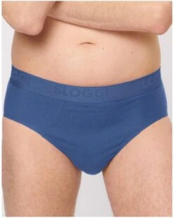 Slips Coton Bio (Lot De 2) Sloggi For Men FREE Evolve (Summer Sky) -Aubade Lingerie Boutique slips coton bio lot de 2 sloggi for men free evolve summer sky 1