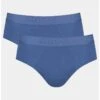 Slips Coton Bio (Lot De 2) Sloggi For Men FREE Evolve (Summer Sky)