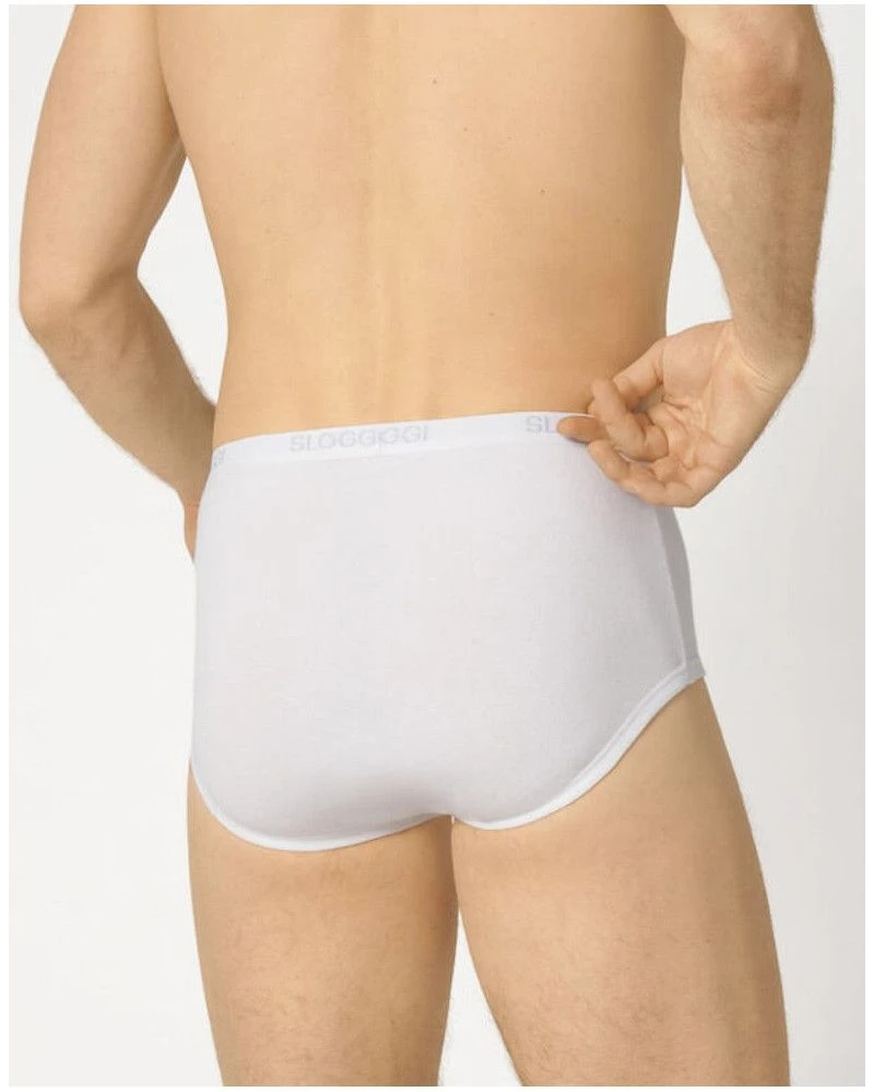 Slips Maxi Basic Ouverts Sloggi For Men (Lot De 3) 6 Slips Maxi Basic Ouverts Sloggi For Men (Lot De 3) – Image 4