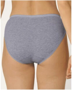 Slips Taï Basic + Sloggi (Lot De 4) (Gris) -Aubade Lingerie Boutique slips tai basic sloggi lot de 4 gris 3