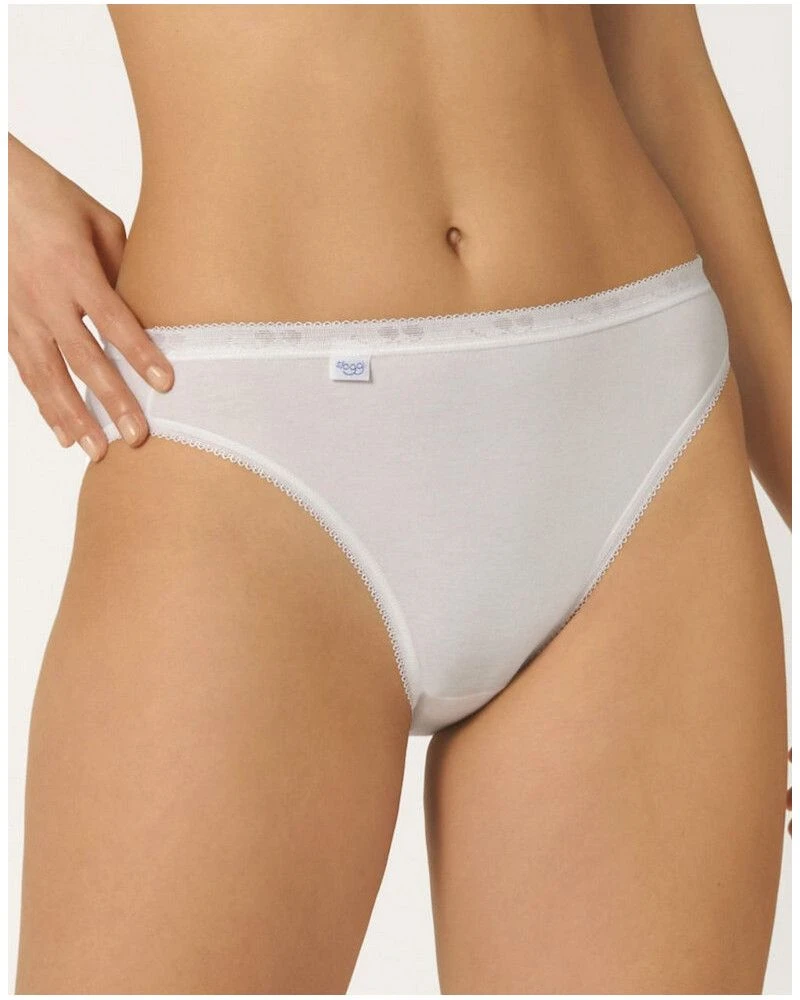 Slips Taï Basic + Sloggi (Lot De 4) 3 Slips Taï Basic + Sloggi (Lot De 4)