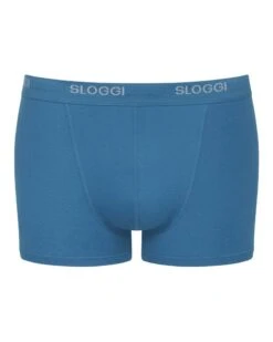 Sloggi For Men Boxer Basic (Mykonos Blue) 7 Sloggi For Men Boxer Basic (Mykonos Blue) -Aubade Lingerie Boutique sloggi for men boxer basic mykonos blue 2
