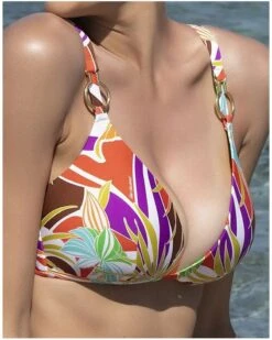 Soutien-gorge à Coques De Bain Sans Armature Lise Charmel Energie Soleil (Mandarine Soleil)