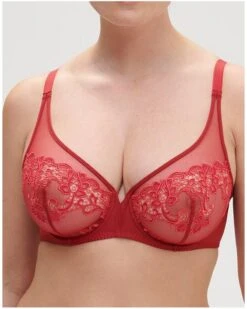 Simone Perele Soutien-gorge Armatures Décolleté Plongeant Simone Pérèle Saga (Lipstick)