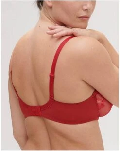 Simone Perele Soutien-gorge Armatures Décolleté Plongeant Simone Pérèle Saga (Lipstick) -Aubade Lingerie Boutique soutien gorge armatures decollete plongeant simone perele saga lipstick 4