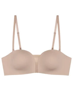 Soutien-gorge Bandeau Coque Sans Armature Triumph Flex Smart (Soft Praline) -Aubade Lingerie Boutique soutien gorge bandeau coque sans armature triumph flex smart soft praline 2