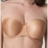 Soutien-gorge Bandeau Prima Donna Satin (Cognac)