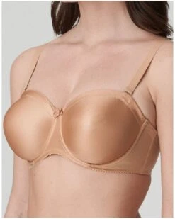 Soutien-gorge Bandeau Prima Donna Satin (Cognac) -Aubade Lingerie Boutique soutien gorge bandeau prima donna satin cognac 2