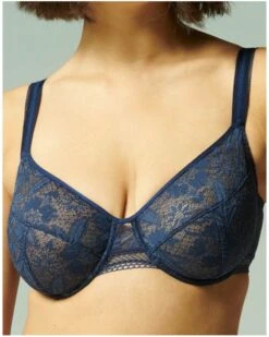Simone Perele Soutien-gorge Classique à Armatures Simone Pérèle Vertige (Bleu Nuit)