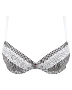 Soutien-gorge Coque Antigel Vichy Citadine (Vichy Noir) 6 Soutien-gorge Coque Antigel Vichy Citadine (Vichy Noir) -Aubade Lingerie Boutique soutien gorge coque antigel vichy citadine vichy noir 1